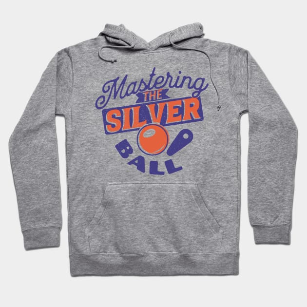 Mastering The Silver Ball - Pinball Player Hoodie by Issho Ni